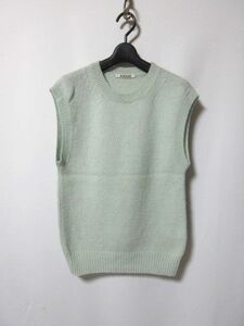 AURALEE オーラリー PURE SHETLAND WOOL KNIT VEST ニット ベスト A9AV04SL