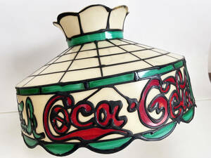 ★アンティーク コカ・コーラ Coca-Cola ティファニー 天井 シーリングライト tiffany lamp ランプ　照明　ビンテージ ヴィンテージ