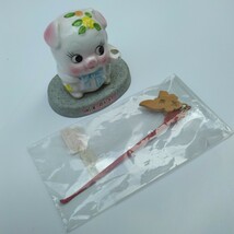 子ブタの耳かき！　開運耳かき！アンティーク　雑貨　当時品　保管品　未使用品_画像1