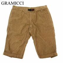 GRAMICCI USA グラミチ 通年 コーデュロイ★ クライミング ハーフ ショート パンツ Sz.M　メンズ キャメル　C3B03686_A#R_画像1