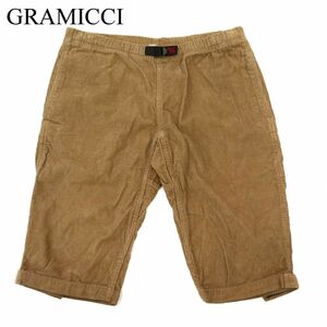 GRAMICCI USA グラミチ 通年 コーデュロイ★ クライミング ハーフ ショート パンツ Sz.M　メンズ キャメル　C3B03686_A#R