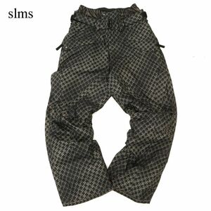 sIms シムス 秋冬 総柄★ 中綿 防風 防寒 スノーボード パンツ Sz.M　メンズ グレー スノボ sims スキー　C3B03744_A#Q