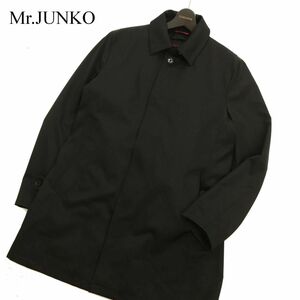 Mr.JUNKO ミスタージュンコ 秋冬 Outlast フード着脱可★ 中綿 ライナー ステンカラー コート Sz.L　メンズ 黒　C3T08825_A#N