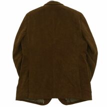 THE SCOTCH HOUSE スコッチハウス 秋冬 細畝 コーデュロイ★ 2B テーラード ジャケット ブレザー Sz.L　メンズ キャメル　C3T09149_A#N_画像4