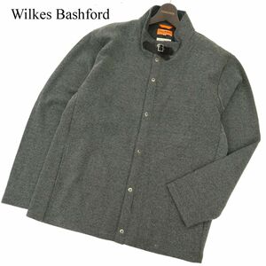 Wilkes Bashford タカキュー 秋冬 リラックスフィット 襟ベルト スタンドカラー ジャケット Sz.LL　メンズ 大きいサイズ　C3T09320_A#B