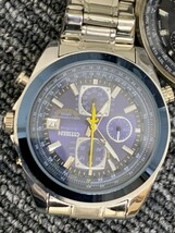 【稼働品】CASIO カシオ OCEANUS オシアナス 4329 OCW-600 電波ソーラー クロノグラフ　　と　シチズン　エコドライブ　稼働　セット_画像8