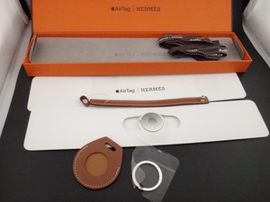 【本物】未使用　Apple AirTag Hermes エアタグ　ヴォー・スウィフト　ジョーヌ・ドール　バッグアクセサリー