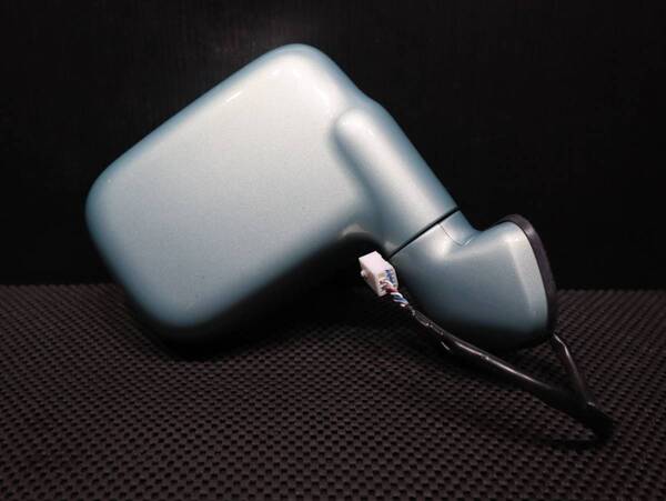 【作動保証】 電動格納 磨きワックス済み 迅速発送 5ピン 管理A79 ラパン HE21S スピアーノ HF21S ドアミラー 右 運転席