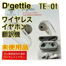 D'gettie 完全ワイヤレスイヤホン翻訳機 TE-01 32ヵ国語 未使用品 匿名配送 未使用