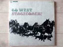 LP　レコード　GO WEST STAGECOACH！　駅馬車から夕陽のガンマンまで　西部劇主題曲ベスト14　ジョンウェイン　シェーン_画像1