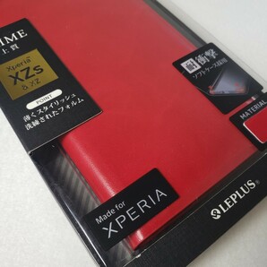 XPERIA XZ XZs 手帳型ケース レッドの画像5