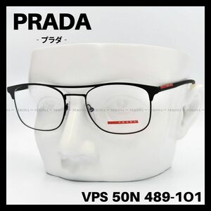 PRADA VPS 50N оправа для очков черный спорт двойной Bridge Prada 