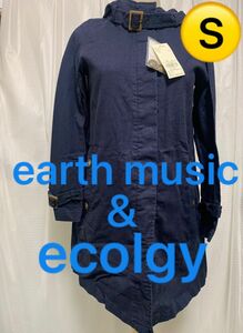 earth music&ecolgy★ モッズ、ミリタリーコート/ ネイビー