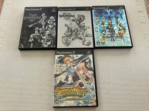 ジャンクPS2-922 PS2 キングダムハーツ1 1ファイナルミックス 2ファイナルミックス＋, サモンナイトエクステーゼ 動作未確認 プレステ2