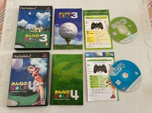 23-PS2-1357 PlayStation 2 all. GOLF3 4 operation goods PS2 PlayStation 2