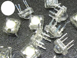 15000mcd 白 100個入り 4chips 超高輝度 SUPER FLUX 5mm LED