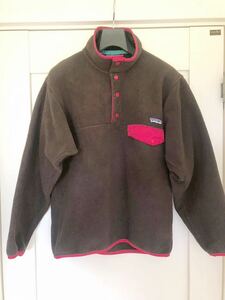 Patagonia 90年代 オールド プルオーバー フリースジャケット 茶XS レトロ