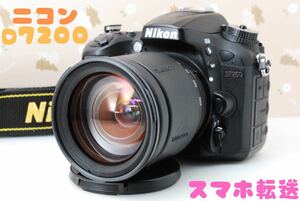 Wi-Fi★遠近両用レンズ★Nikon D7200★ハイエンドモデル♪スマホ転送♪高機能デジタル一眼レフカメラ♪