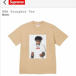 【新品 カーキS 23AW NBA Youngboy Tee】 supreme 23fw ヤングボーイ box フォト tシャツ 