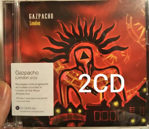 2CD gazpacho london ガスパチョ ロンドン ライブ ライヴ ガスパーチョ プログレッシブロック ポンプロック