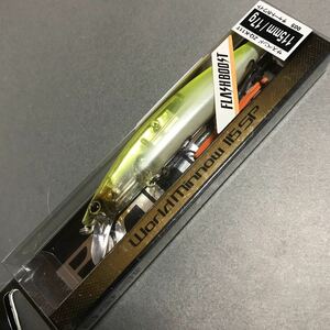 【新品 未使用】 シマノ バンタム ワールドミノー 115SP フラッシュブーストSHIMANO WorldMinnow 115SP チャートホワイト #1