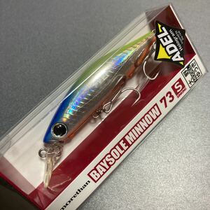 【新品 未使用】 ダイワ モアザン ベイソールミノー 73S DAIWA morethan BAYSOLE MINNOW 73S アデルトロピカルフラッシュ