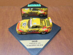 VITESSE Vitesse miniature 1/43 Porsche 911 GT2 065Bru* man 95 ~FATurbo Express* #82 LE MANS 24 H yellow 