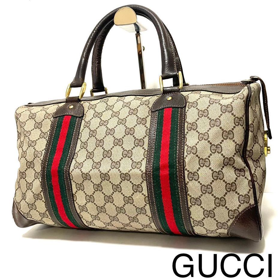 Yahoo!オークション - GUCCI グッチ スエード シェリー ハンド