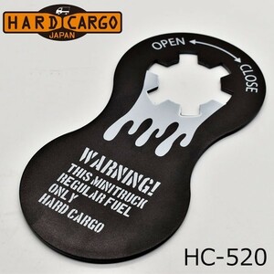 HARDCARGO フューエルフラップ ブラック ハイゼットジャンボ(S500P/S510P) 給油口の液だれを防ぐ 軽トラック用 ハードカーゴ HC-520