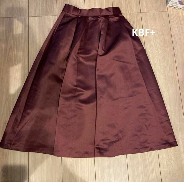 KBF+フレア ロング スカート