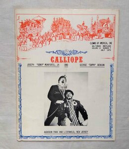 1975年 ピエロ 専門誌 洋書 アメリカ道化師団体 Calliope Clowns of America クラウン Joseph Korky Monforto レトロ・サーカス 大道芸