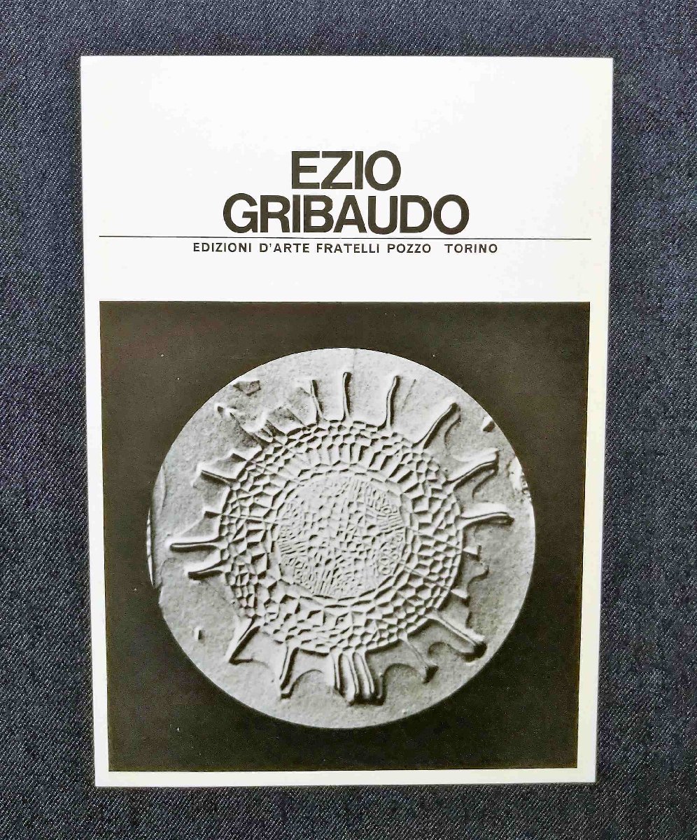 1969 Ezio Gribaudo Galleria Schwarze italienische Kunst Schriftarten/Drucke Editionen von Fratelli Pozzo Torino, Malerei, Kunstbuch, Sammlung, Kunstbuch