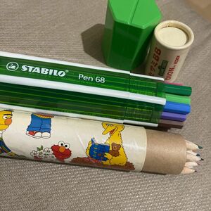 STABILO pen68 カラーサインペン20色 セサミ　色鉛筆　12