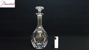 N-24 廃盤 希少 Baccarat バカラ マルメゾン 大型 デキャンタ 高さ31cm クリスタル ワイン デカンタ MALMAISON decanter Crystal France