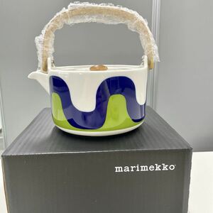 送料込marimekko finnair ティーポット マリメッコ フィンエアー 廃盤 機内販売限定