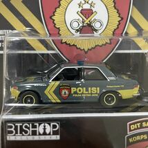 ★グリーンライト★ Indonesia Police Datsun 510 Hot Pursuit Police Greenlight ダットサン ホットパシュート ホットウィール_画像3