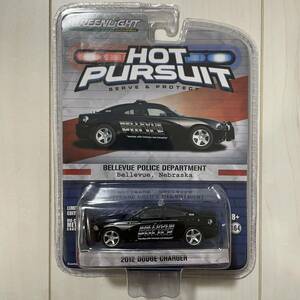 ★グリーンライト★ 2012 Dodge Charger Hot Pursuit Police Greenlight ダッジ チャージャー アメ車 ホットパシュート ミニカー