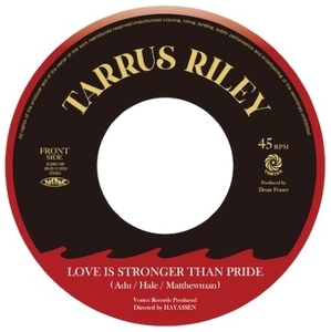 【新品/新宿ALTA】Tarrus Riley/Love Is Stronger Than Pride (クリア・ヴァイナル仕様/7インチシングルレコード)(VR03)