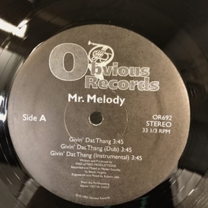【HMV渋谷】MR MELODY/GIVIN DAT THANG(OR692)