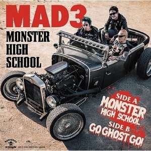 【新品/新宿ALTA】MAD3/MONSTER HIGH SCHOOL (クリアレッド・ヴァイナル仕様/7インチシングルレコード＋CD＋DVD)(RNR10)