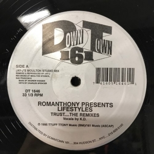 【HMV渋谷】ROMANTHONY/TRUST (REMIXES)(DT1646)