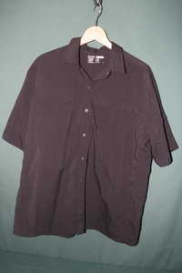 沖縄米軍 5.11 TACTICAL ショートスリーブシャツ 半袖 ブラックカラー L 薄手 良品 装備用 普段使用 アウトドア