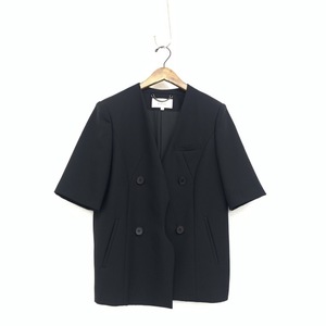 2023SS AKIRANAKA Akira nakaLidia asymmetric JKasimeto Lee jacket black 1 AS2302