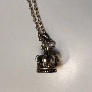 王冠 クラウン 首飾り ネックレス SILVER925 レディースアクセサリー 服飾品 装飾品 アズキチェーン【4414】A