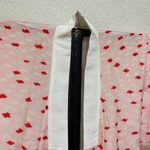 長襦袢　着物　和装小物　和装下着　雲　半衿付き　着丈121cm 裄丈61cm 1005-22w_画像8