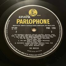 美品 1st Press GR2/GM1 初回マト-2/-2 MONO LP THE BEATLES HELP! UKオリジナル盤 PARLOPHONE PMC1255 ザ・ビートルズ レコード_画像7