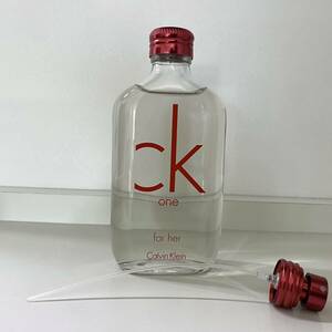 未使用 カルバン クライン シーケーワン レッド オードトワレ for her 100ml * Calvin Klein CK ONE RED 香水 メンズ　カルバンクライン