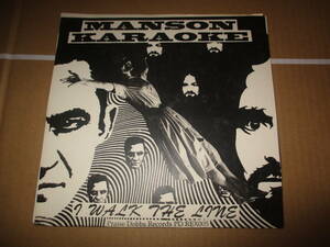 EP MANSON KARAOKE ANDO LA LINA / I WALK THE LINE Folk　Country　チャールズ・マンソン、ネタ　Charles Manson　アシッド・フォーク