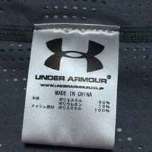 B09-03 新品 UNDER ARMOUR アンダーアーマー ゴルフインナー アンダーシャツ Vネック 七分袖シャツ 通気性 速乾 MGF8611 ブルー Lサイズ_画像7