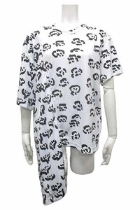 【中古】COMME des GARCONS コムデギャルソン トップス レディース グラフィックTシャツ サイズL アシンメトリー 日本製